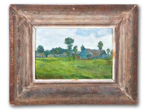 Chalupy u Jilemnice by Augustin Satra, 1901