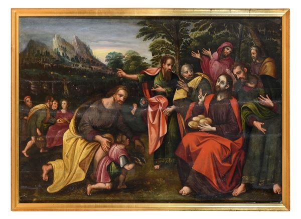 Moltiplicazioni Dei Pani E Dei Pesci Fiammingo | LA MOLTIPLICAZIONE DEI PANI E DEI PESCI DI PITTORE