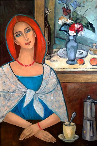 The One Who Loves Cezanne by Krystyna Ruminkiewicz, 2023