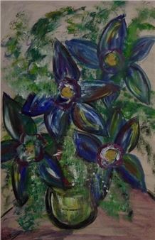 Blue flowers - Beris