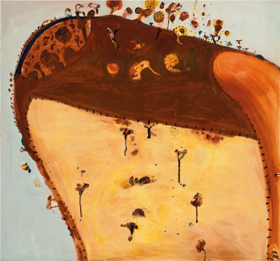 WATTLE POLLEN TIME by John Olsen, 1974