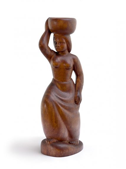 WOMAN, ALSO KNOWN AS WOMAN CARRYING BASKET - Margel Hinder