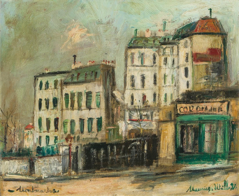 Maurice Utrillo Rue Lamarck a Montmartre MutualArt