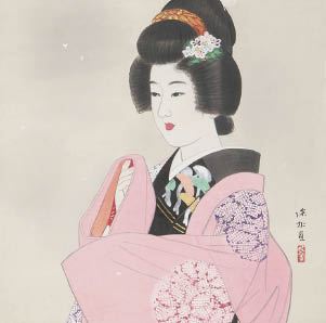 First Snow by Shinsui Ito