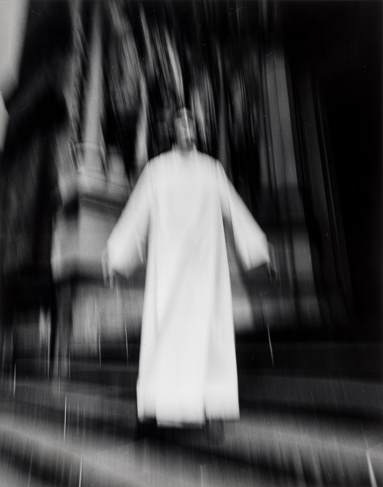 Arthur Tress | Untitled (Figure in white robes) | MutualArt