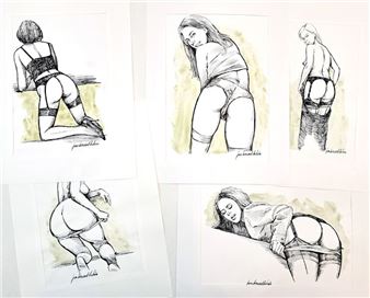 Jean-Bernard AUBOIN. 40 erotic drawings - Jean-bernard Auboin