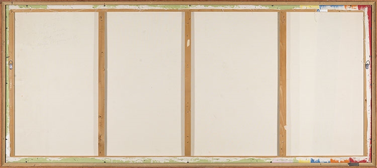 Artwork by Jack Bush, Flip, Made of acrylic on canvas