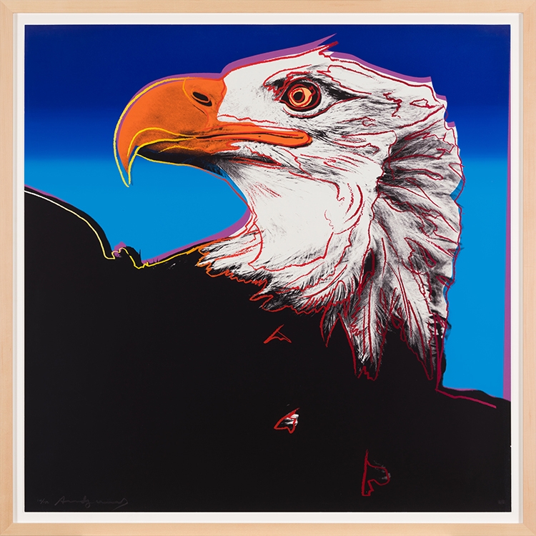 Andy Warhol, Bald Eagle, from Endangered Species (F&S IIB.296) (1983)