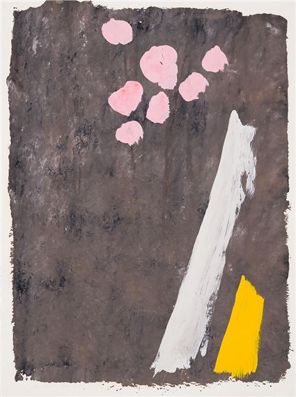 Pink Blossoms by Jack Bush, dated May 1971