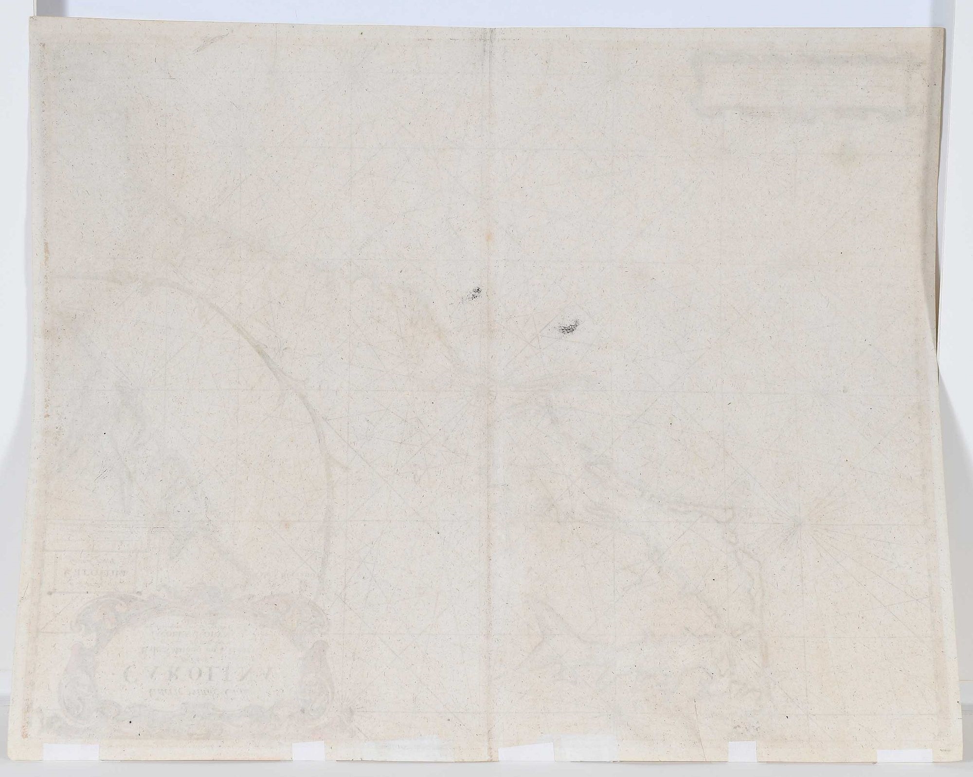 Artwork by Jacobus Robijn, Caerte vande Cust Carolina, Made of engraving on laid paper with hand colored