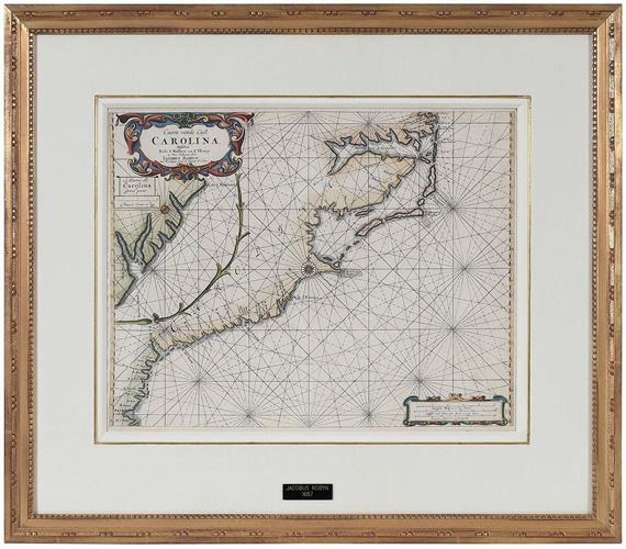 Caerte vande Cust Carolina - Jacobus Robijn