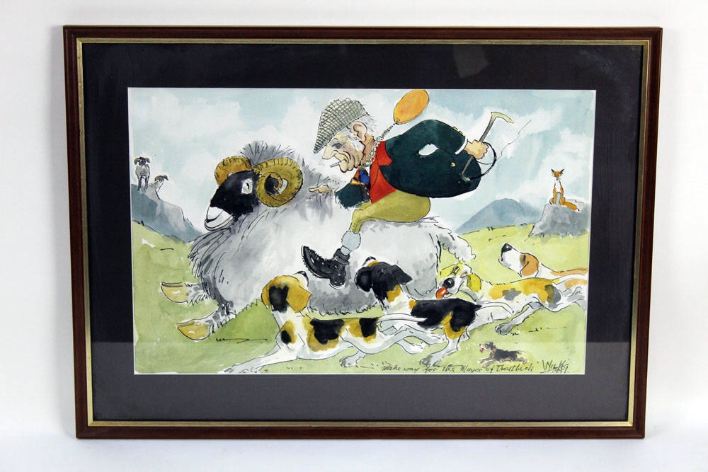 Wilk John William Wilkinson Make way for the Mayor of Troutbeck (1989