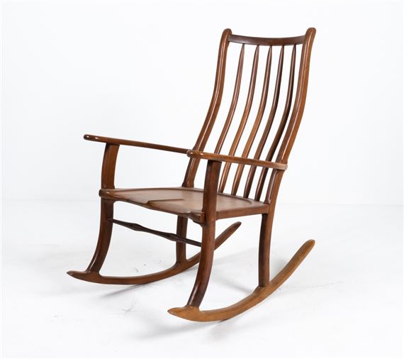 Stephen Swift | EARLY STEPHEN SWIFT SIGNED ROCKING CHAIR, C. 1977 ...