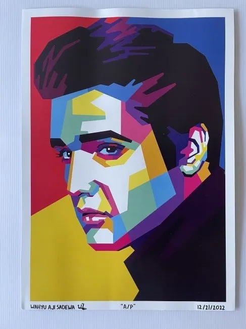 Wahyu Aji Sedawa | ELVIS PRESLEY ARTIST PROOF (2022) | MutualArt