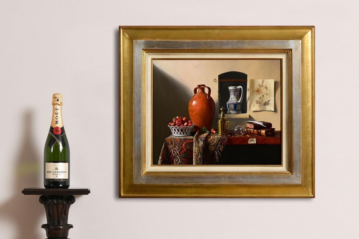 Pierre Raser | Strawberries and Pigeon Lamp | MutualArt