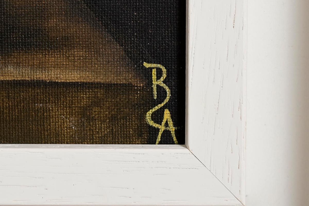 Artwork by Bernard Allison, Still Life on Tabletop, Made of oil on canvas board