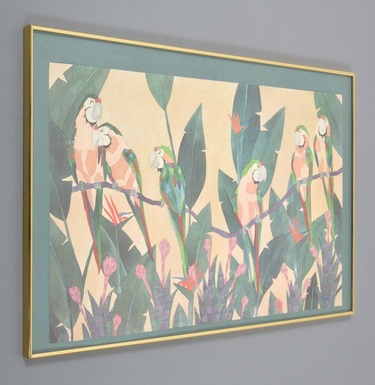 Dan Goad | Daniel Goad BIRDS OF PARADISE Serigraph (1992) | MutualArt