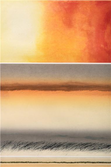 Yale Epstein SUMMERFIELDS Etching by Yale Epstein, 1983