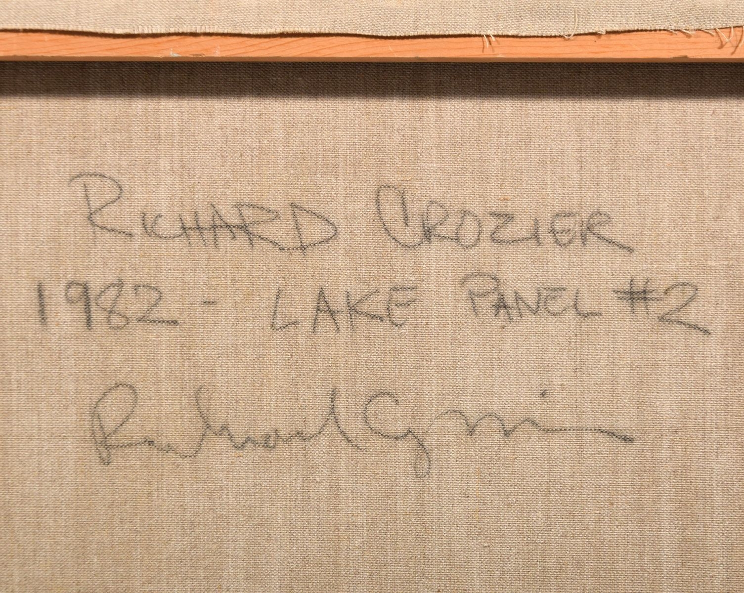 Artwork by Richard Lewis Crozier, Richard Lewis Crozier Landscape Painting, Made of oil on canvas