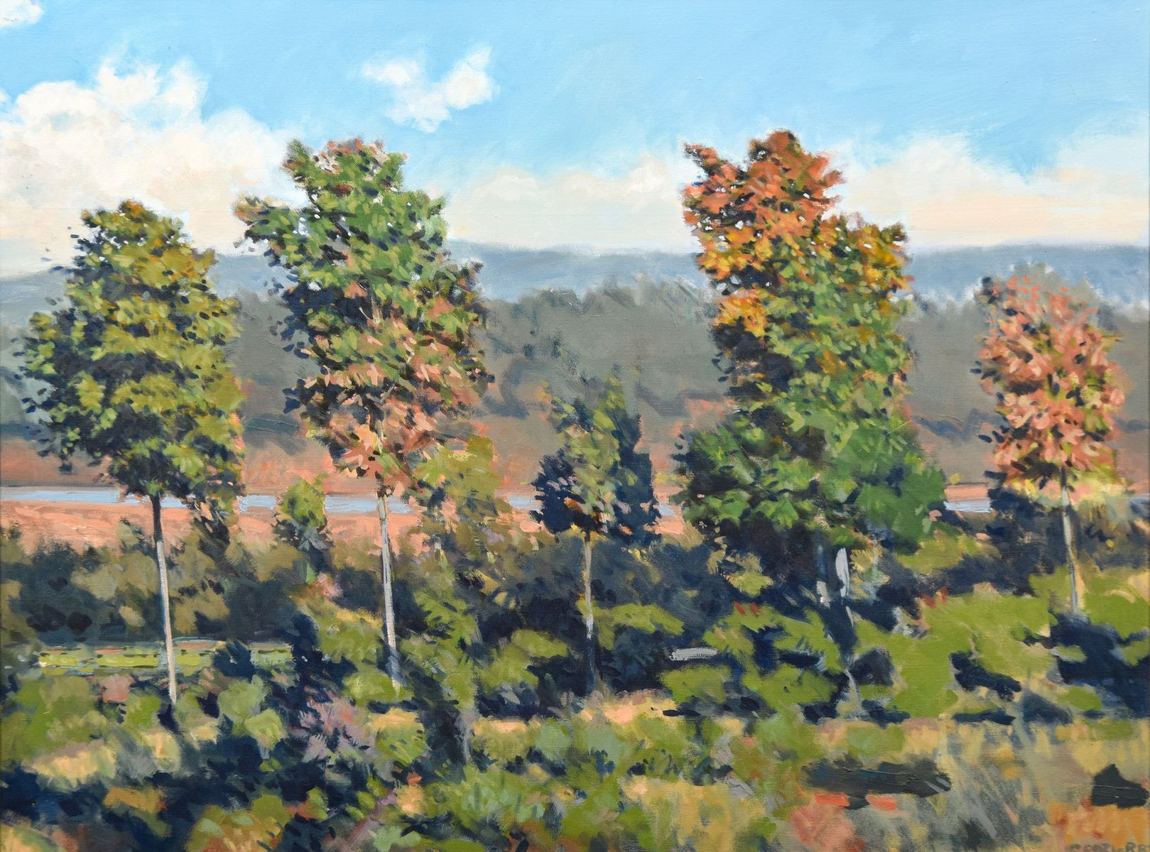 Artwork by Richard Lewis Crozier, Richard Lewis Crozier Landscape Painting, Made of oil on canvas