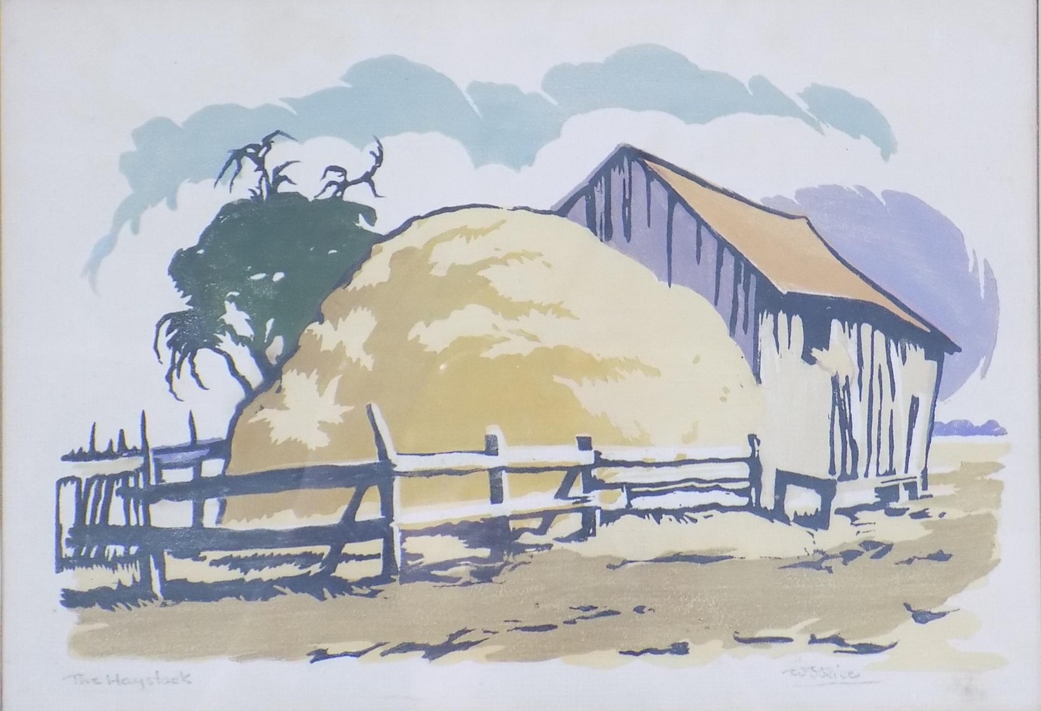 William S. Rice | Wind Blown Cypress | MutualArt
