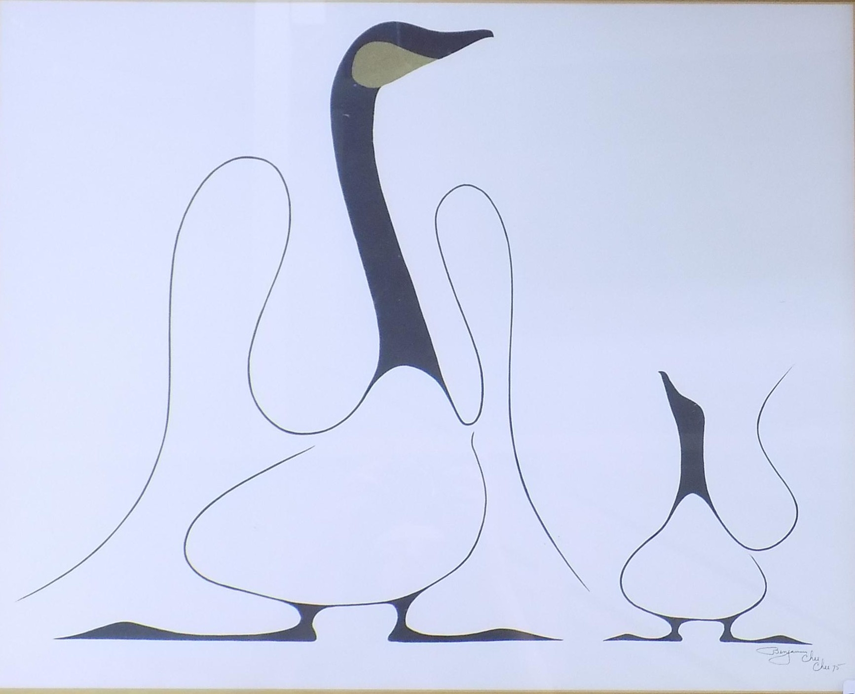 Benjamin Chee Chee | Geese (1976) | MutualArt