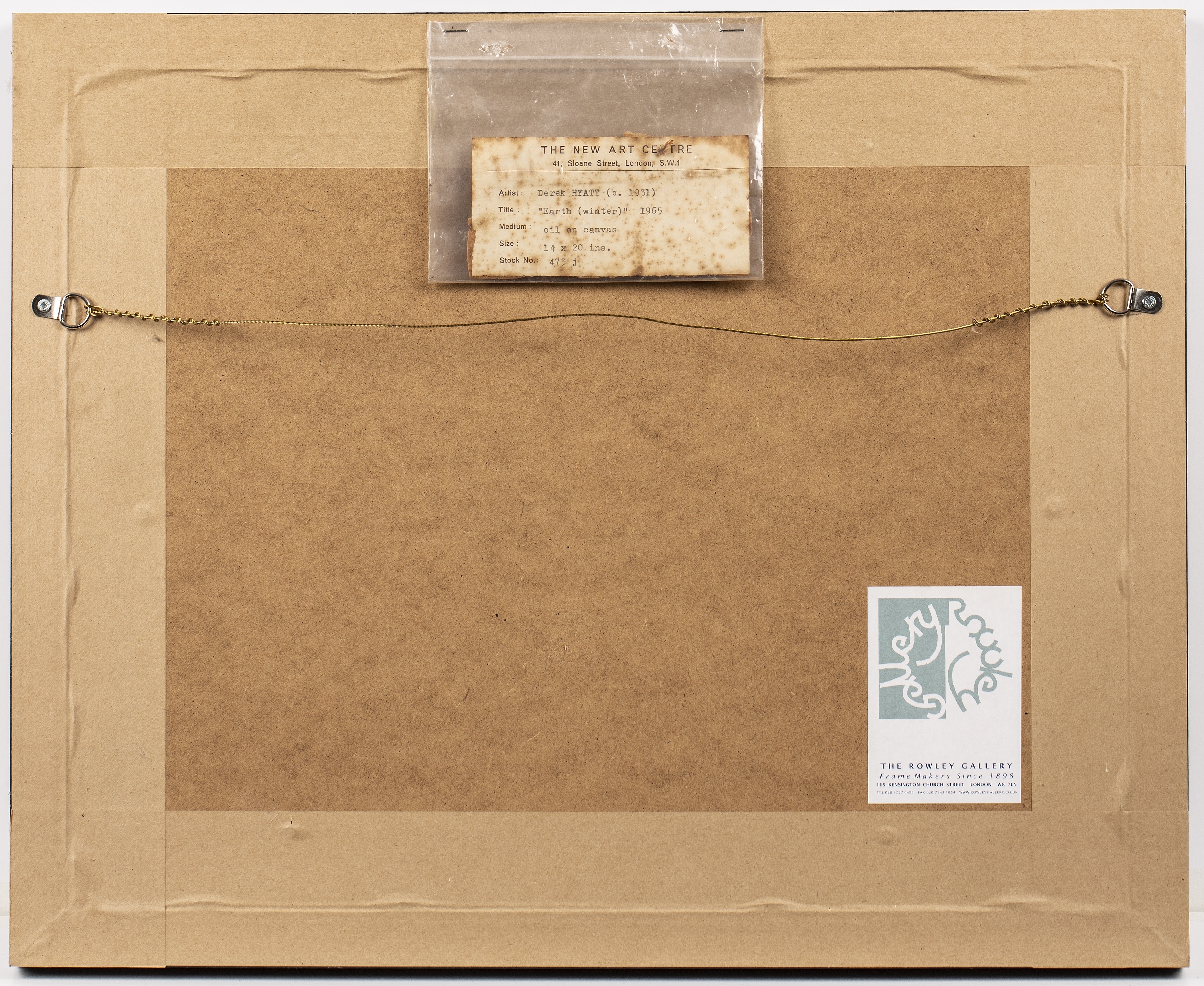 Artwork by Derek Hyatt, Earth (Winter), Made of oil on canvas