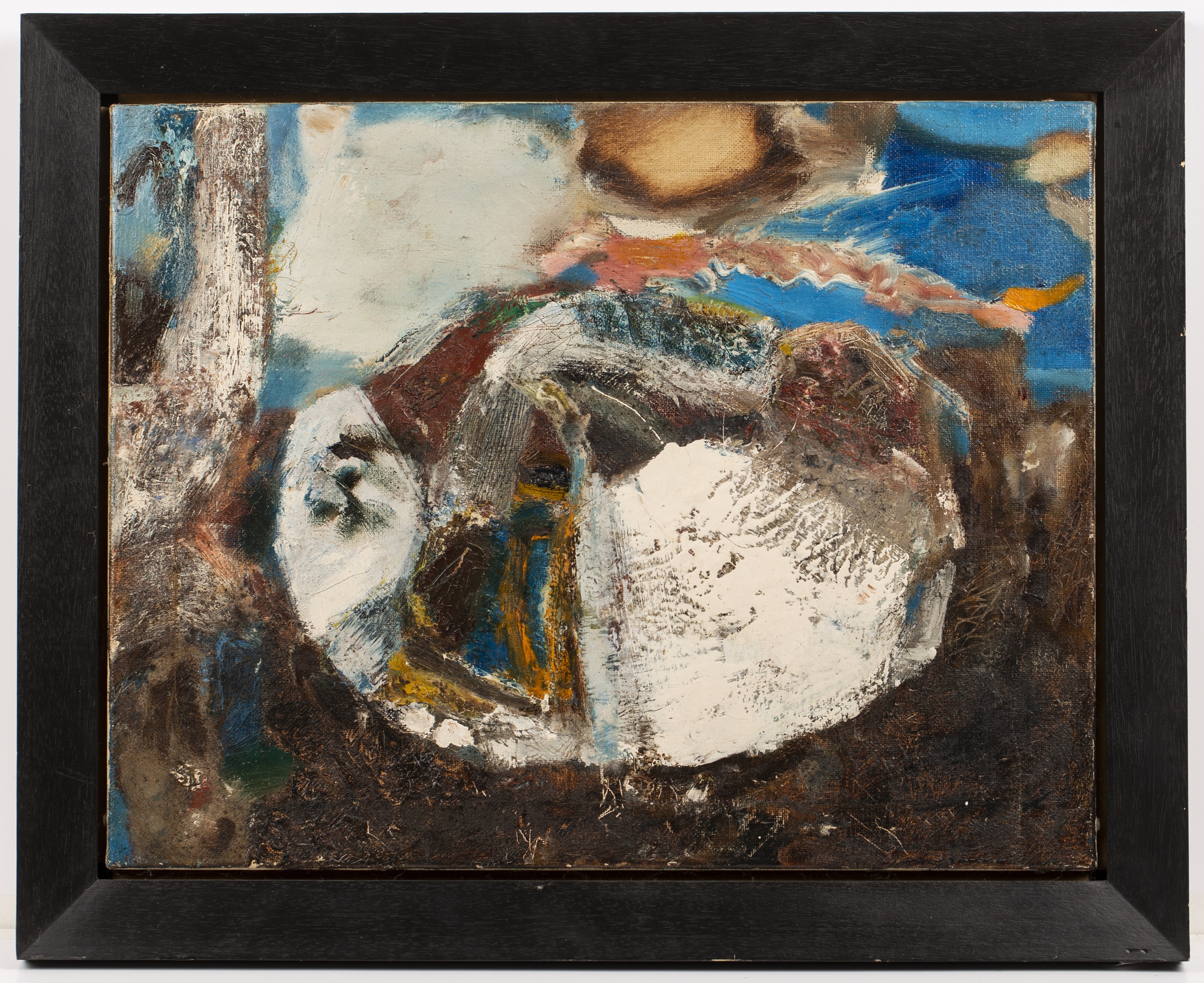 Artwork by Derek Hyatt, Earth (Winter), Made of oil on canvas