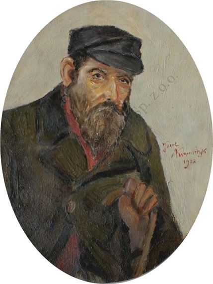 Portret starego Żyda - Józef Kramsztyk