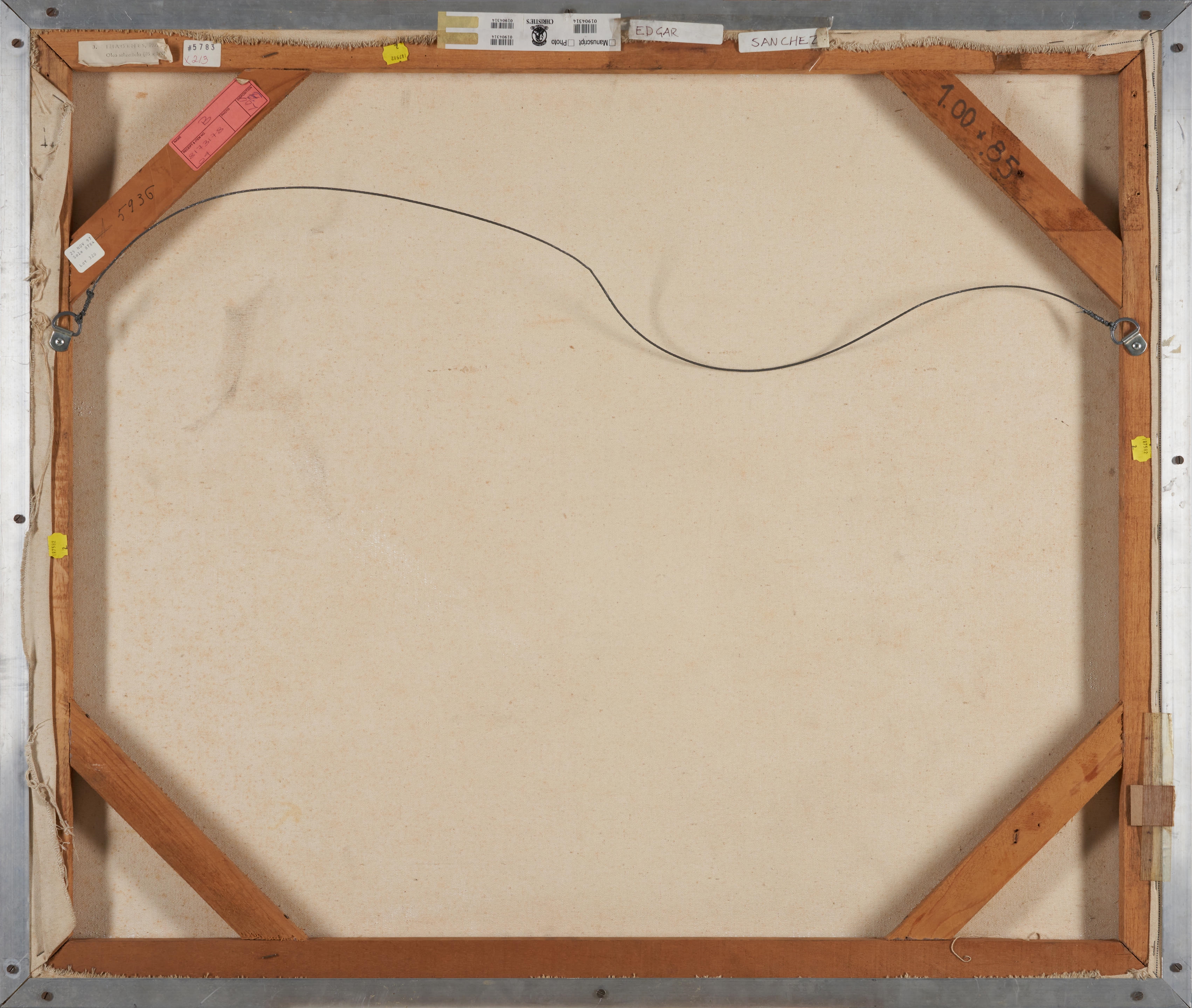 Artwork by Edgar Sánchez, Imágenes, Made of oil on canvas