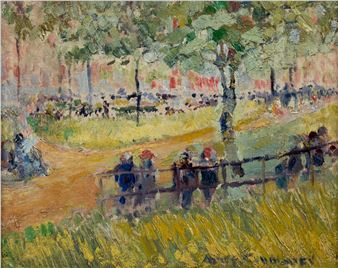 In the Park, - Mary Worthington Crummer