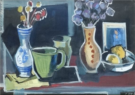 Csendélet bokályokkal - Éva Gera