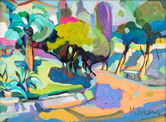 Garden in Sirmione by Claudio Malacarne, 2000