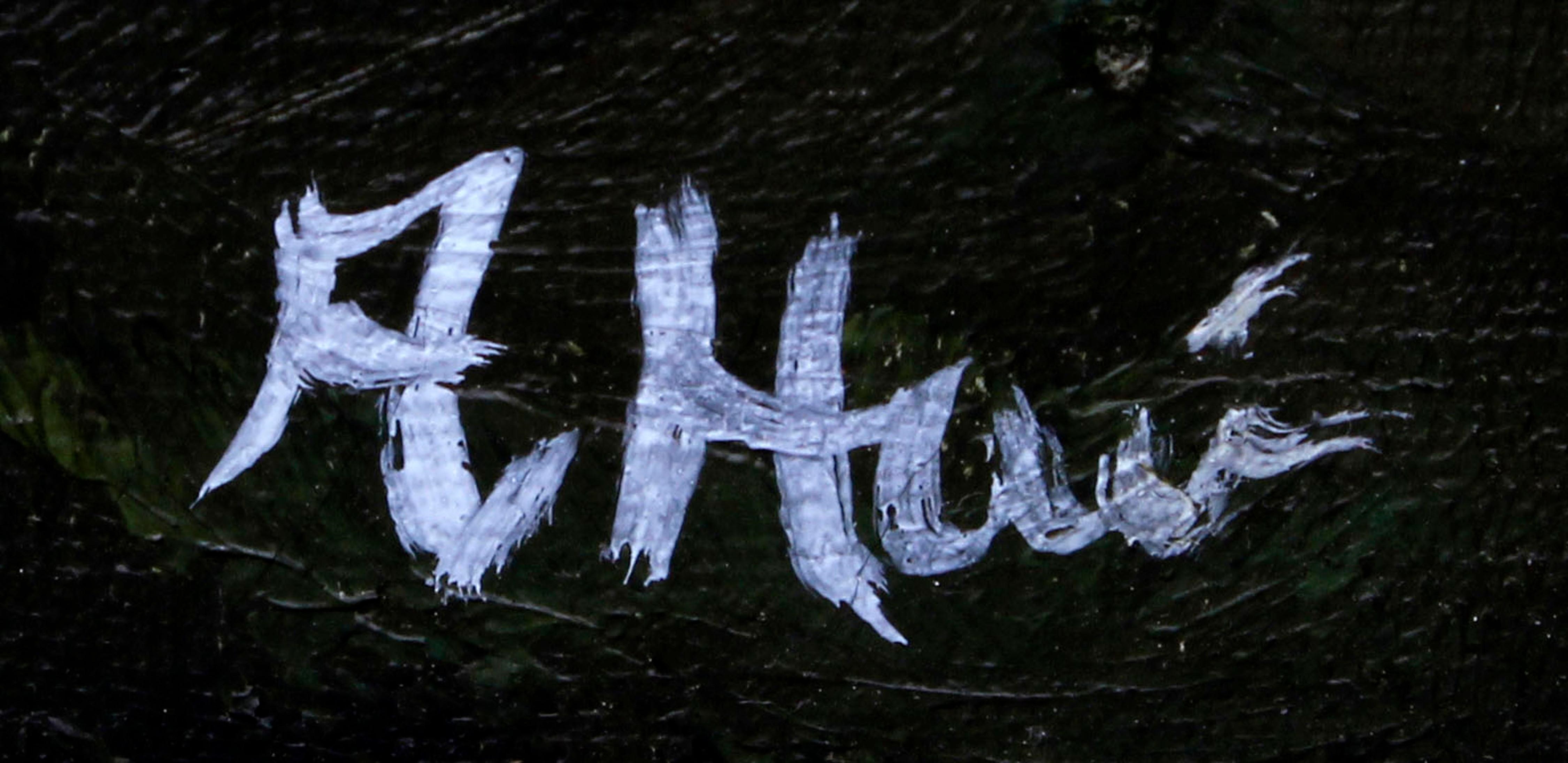 Artwork by Alfred Hair, ALFRED HAIR FLORIDA HIGHWAYMEN IMPORTANT WORK 1960, Made of Oil on canvas