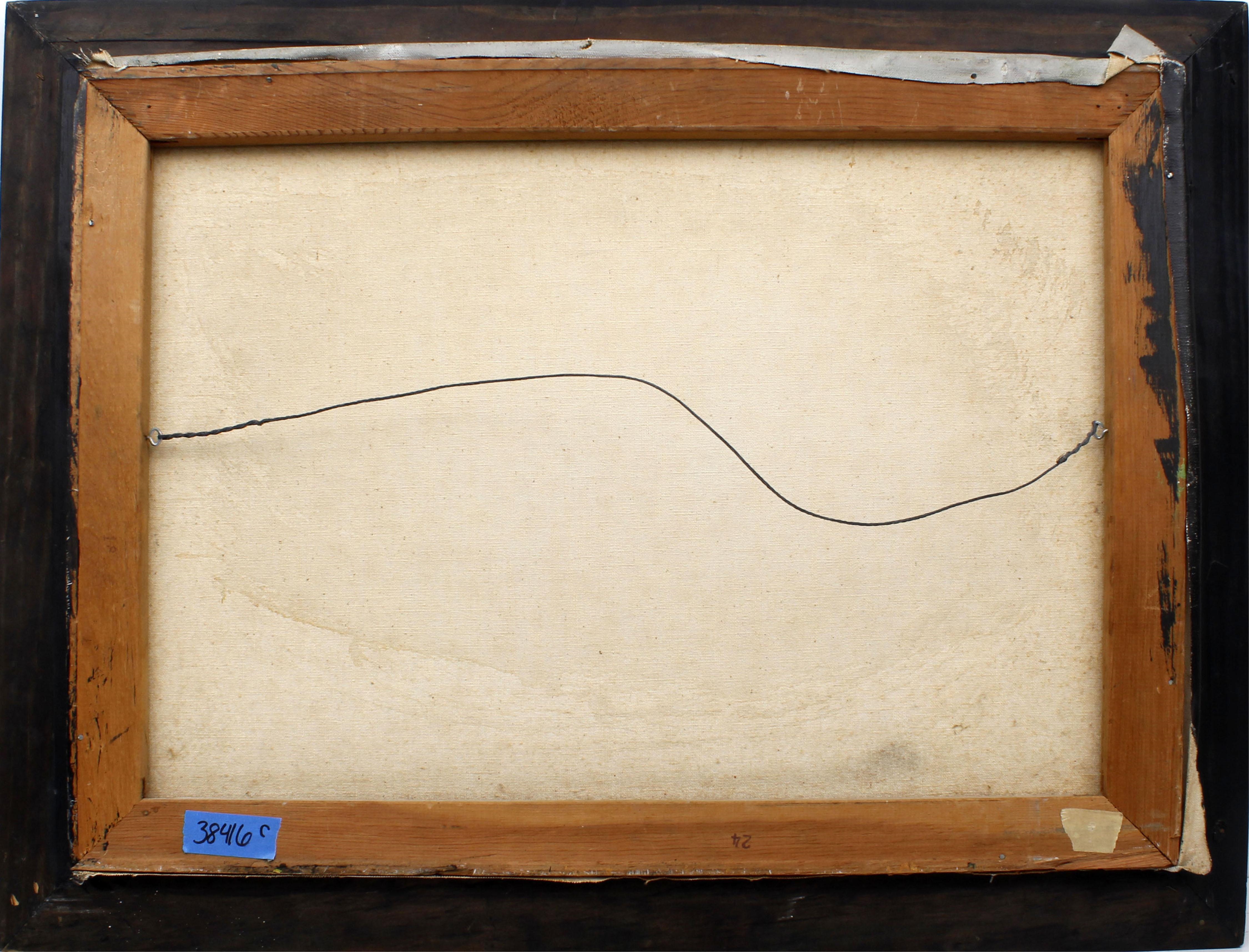 Artwork by Alfred Hair, ALFRED HAIR FLORIDA HIGHWAYMEN IMPORTANT WORK 1960, Made of Oil on canvas