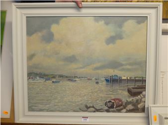 Boats on the river - Francis Ives Naylor