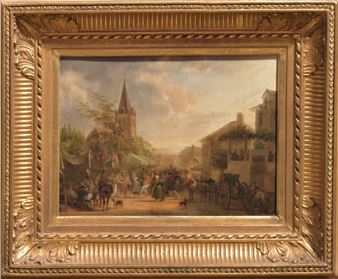 Party in the village - Jean Francois Demay