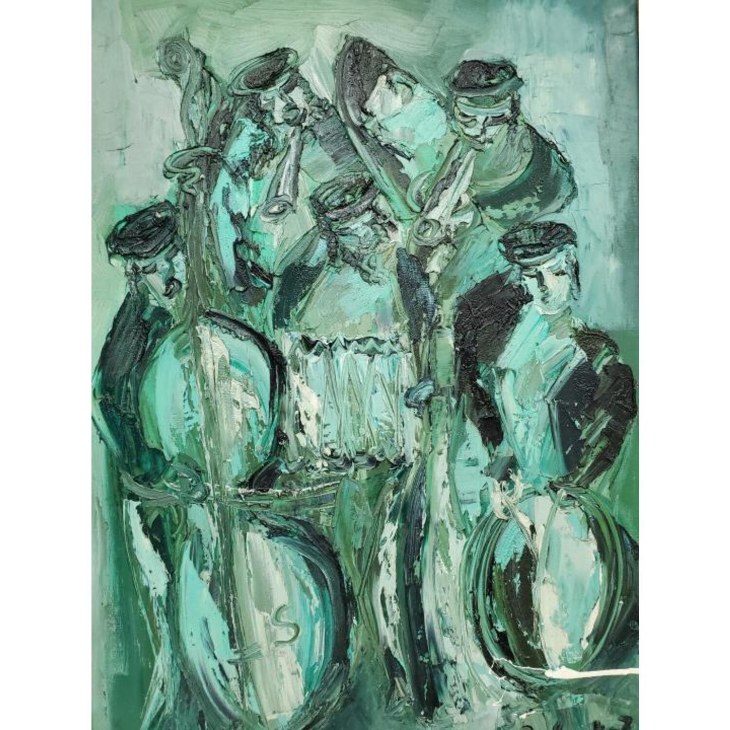 Zoltan‏ Perlmutter | Musicians; Untitled (Circa 1960s) | MutualArt