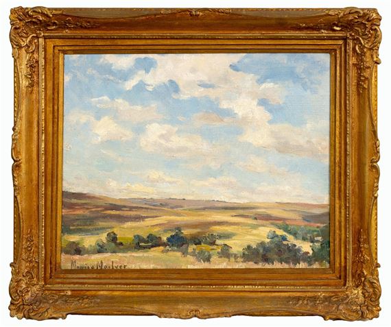 Monica MacIvor (South African 1881 - 1939) LANDSCAPE WITH BLUE SKIES - Monica Macivor
