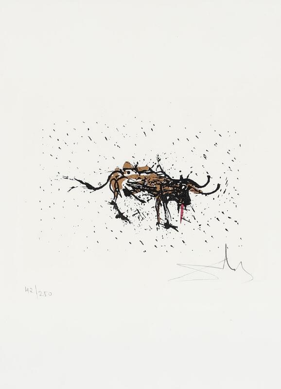 Salvador Dalí | Taurus from the series The Zodiac II (1942) | MutualArt