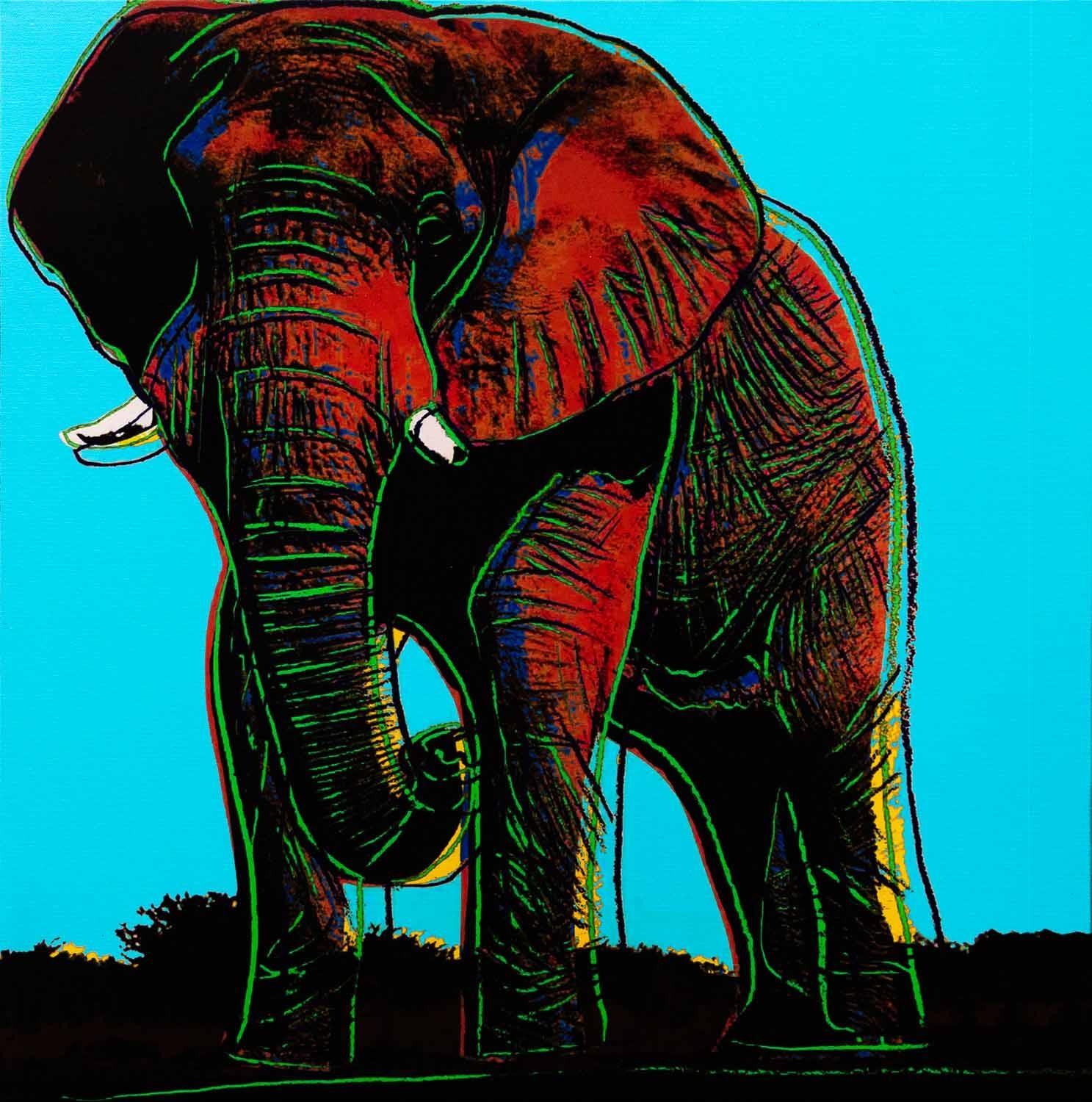 Andy Warhol | African Elephant 293 | MutualArt