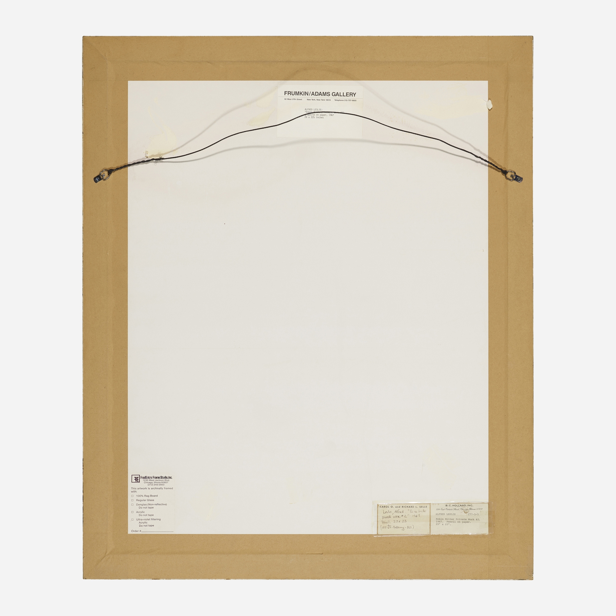 Alfred Leslie | Robin Miller Private Work #2 (1967) | MutualArt