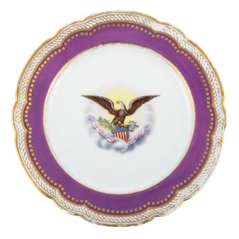 Important Lincoln White House Service Plate - Edward Lycett