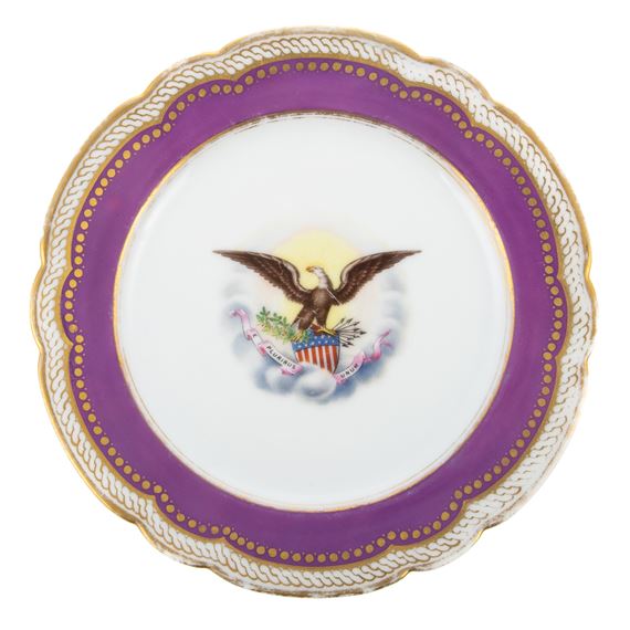 Important Lincoln White House Service Plate - Edward Lycett