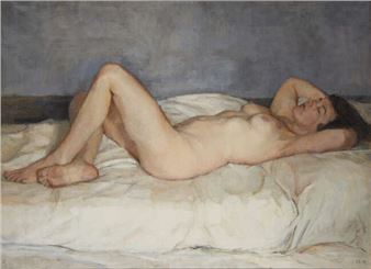 British 1909-1997 -  Reclining nude - George Sweet