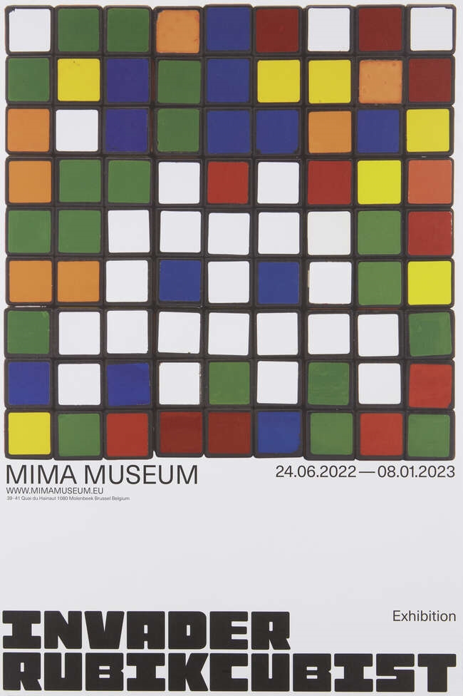 版画 INVADER 2020 Marseille Exhibition Poster INVADER 2020 Marseille Exhibition Poster