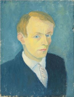 Portrait in Blue - Reinhold Zulkowski