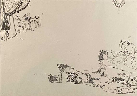 Ps and Qs, Erotic Drawing - Zoë Mendelson