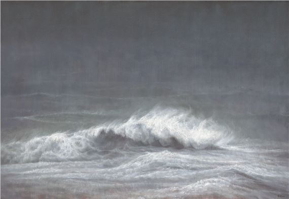 Night in Hualian Before the Typhoon by Tzu-Chi Yeh, dated 2011