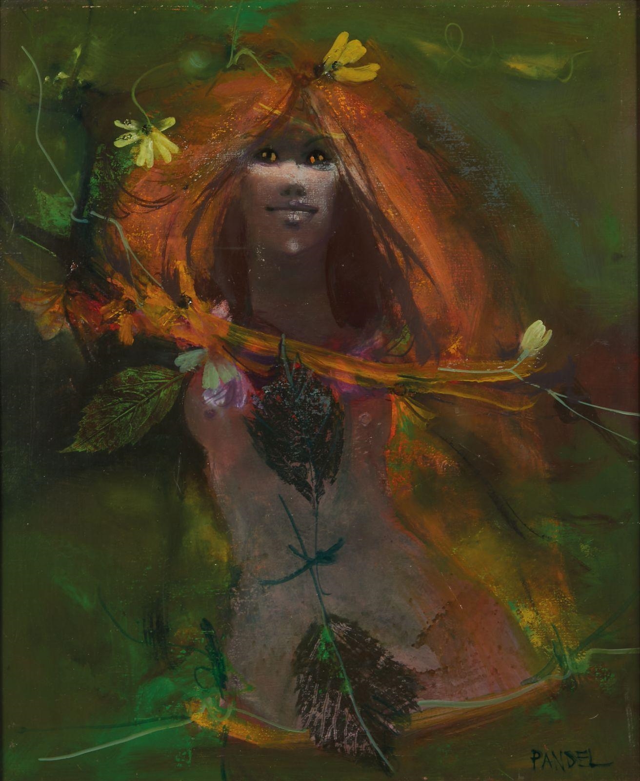 Artwork by Michel Pandel, Ambre, Made of Oil on canvas